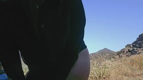 Risky Outdoor Ass tease joi