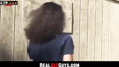 Outdoors Hunks Jack Off In Public - POV