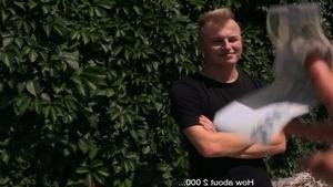 CzechHunter.com - Young Czech twink blond hair swallow in public