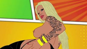 big booty ts toon rayalla shakes her ass for the masses in an amazing uncensored photo shoot