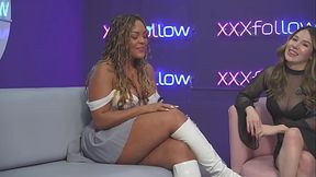 LATINA MILF Carla Morelli has HARD SEX with Maxx Betancur and almost gets out of control with interviewer Dani Ortiz - XXXfollow session #9