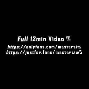 Since this was his first time, I couldn’t just take what he said because a good Master must always
