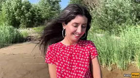 Took Out a Cute Stepsister to Nature to Cum in Her Pussy