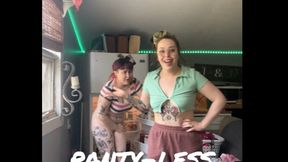 Panty-less Pantsing with Evie