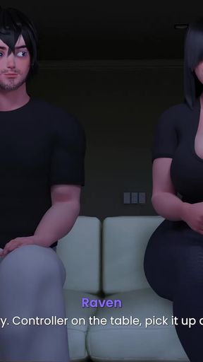 Mansion Days #5 - Goth Hottie Uses Her Wet Mouth