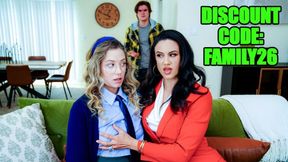 Handjob xxx with impressive Penny Barber and River Lynn from Perv Mom