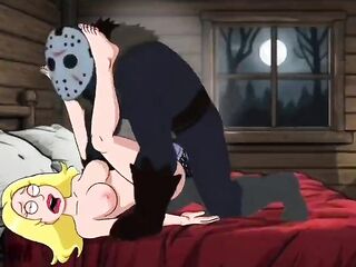 Mad Screwing at Camp Crystal Lake. "Friday the 13th" Porn Parody Toon