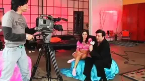 Famous Britney gets a rough gangbang