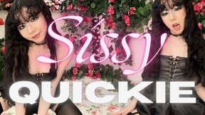 Sissy Anal Orgasm Quickie Training: SPH & Estrogen Encouragement
