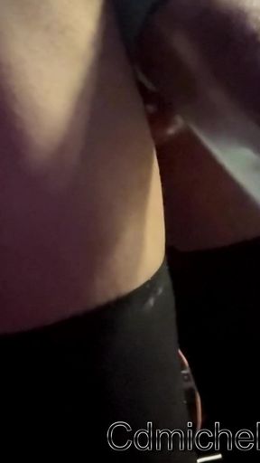 Cdmichelle Wearing Onepiece Bodysuit & Playing with Cock Pumper Until It Reaches the Top