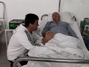 Threesome Fuck in the Hospital for a Nurse Loving Pissing