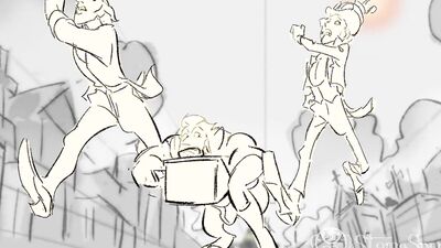 This naughty adult cartoon has some gay sex action in it