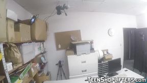 Lily Jordan busted while stealing and fucked as penalty