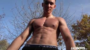 ”Emilion Reynolds shows off his sexy hot teen body”