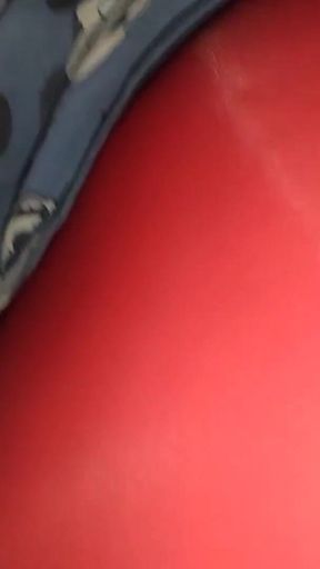 Fuck her in red panties then creampie her