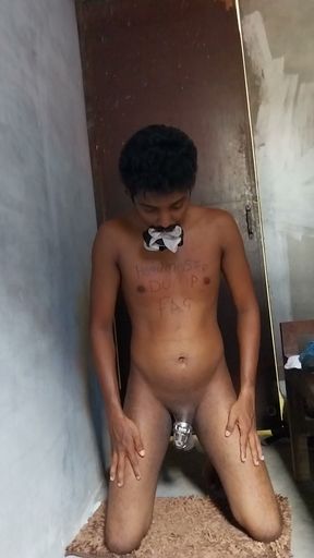 Headmaster Shithin Fag Paying Morning Respect