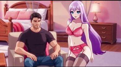 Romantic Stepdaughter Creampies Stepdad In Passionate Futanari Hentai Animation