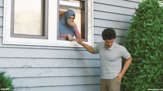 Gift - Step-Daughter rides stepdad's Cock while been proposed to by her boyfriend