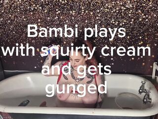 Cream and Gunge Enjoyment!