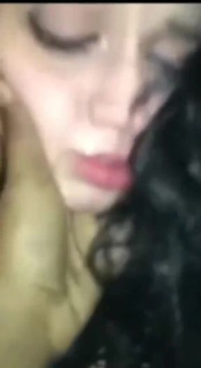 Three cute teens get BBC'd in an interracial threesome at home