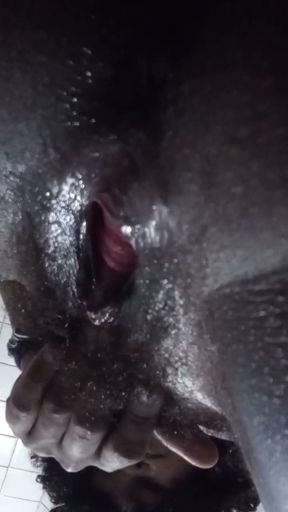 Taking a delicious bath
