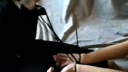 Brandi Hogtied In Zipties  Kinky4Ever