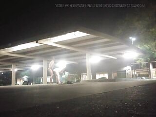 Risky sex in an empty parking lot!