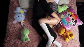 do you think i need more plushies on my bed? (she is 25 years old)