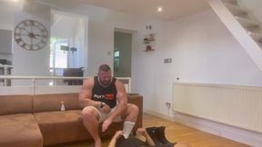 Boot and Feet Honey Worship with Foot Slave