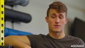 Big cock stuffed in Grant Ducati’s drooling throat raw doggy style Kam Stone