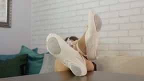 Smell Amazing Legs Of Stella - Creamy Ballet Shoes - Part 1
