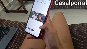 continuaçao. negao nao teve como escapar, pego em traiçao agora e obrigado pela esposa a foder com a amante.