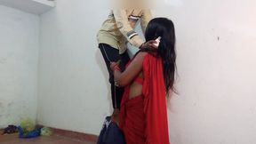 Desi Bhabhi rides and gets her juicy ass&#x1F351; licked and pounded with a Hindi-loving electrician.