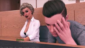 Lucky Ginger Squirts and Squorts on Uncensored Hentai Gaming Couch