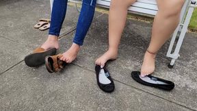 Double Shoeplay by Abi and Kaly, Sandals and Flats