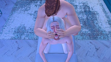 STEPBROTHER ARRANGED HARD ANAL SEX AND FACEFUCK WITH HUMILIATION FOR FEMBOY (SIMS + ANIME HENTAI + SFM)