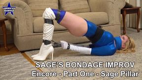 Sage's Bondage Improv - Encore - Part One - Sage Pillar - WMV