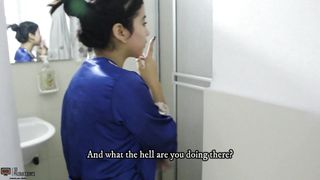 "My stepsister&#039;s slut enters the bathroom for me to fuck her ass - Porn in Spanish"