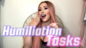 Humiliation Tasks