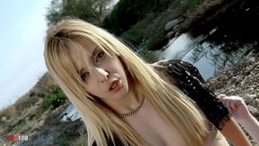 peeing in the street and fucking by the river with young dulce chiki