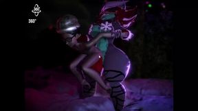 Frenni's Night Club: Futanari 3D Furry Butt Fuck