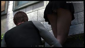 he wants to fuck the gothic beauty - summer heat (final part) by naughty fox games