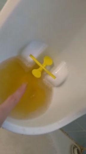 Urine Fetish Princess Potty Training Boy Urinal Toy Aim Play!: Girl Stands to Pee Foamy Yellow Piss