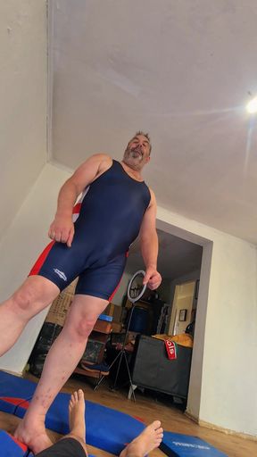 Silver Stepdaddy Wrestler - POV Dirty Lessons in Domination