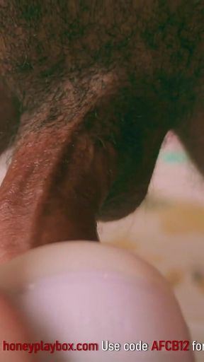 Big Uncut Cock Latino Tests Honeyplaybox Kai2 Automatic Masturbator Intense Cumshot