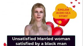 English Audio Sex Story - Unsatisfied Married woman satisfied by a black man