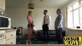 Blonde Jentina's wet pussy devoured by big cock