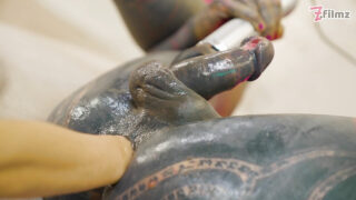 Lily Lu and Stacy Bloom take intense anal fisting