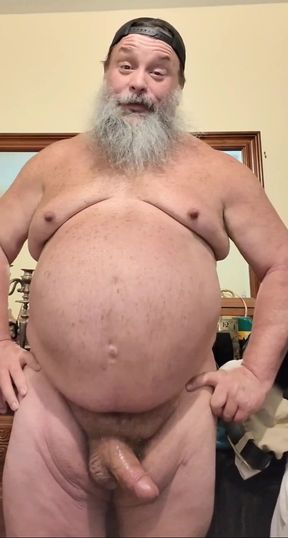 Big Bellied Stepdaddy Shoots a Fresh Load for You
