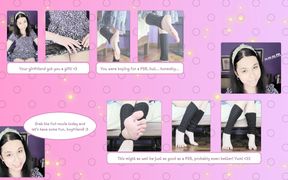 You've Got a Gift! My Feet! with Leg Warmers? Yum!